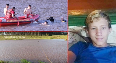 Bombeiros localizam corpo de garoto que se afogou em represa na região