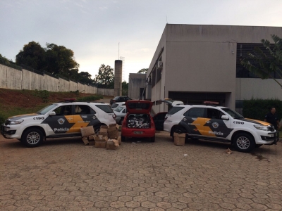 TOR apreende carro recheado de anabolizantes