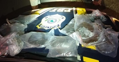 Pai e filho são presos por tráfico de drogas na BR 153