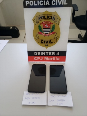 Civil recupera dois celulares furtados em Marília