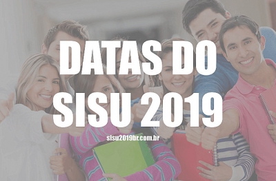 Inscrições para o Sisu 2019 serão de 22 a 25 de janeiro
