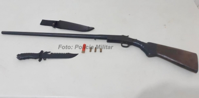 Rapaz é flagrado pela PM em Marília com arma e munição