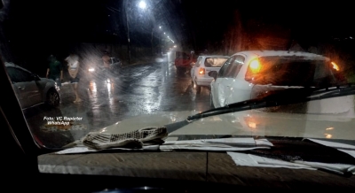 Temporal provoca inundação de avenida e de casa em Marília