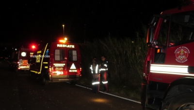 Identificadas as vítimas que morreram em acidente na vicinal de Rosália