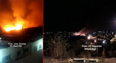 Bombeiros levam mais de três horas para controlar incêndio em Marília