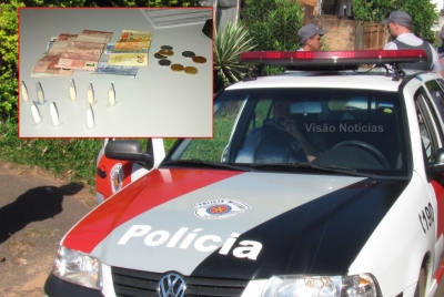 Menor é detido com drogas na zona norte