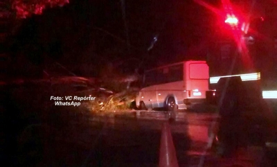 Tempestade atinge Marília e região. Bombeiros registram muitos estragos