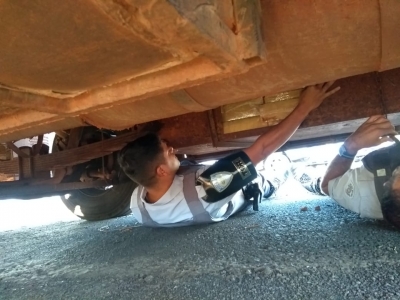 Ônibus de trabalhadores rurais é apreendido com drogas na região