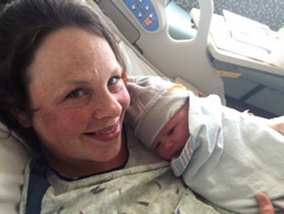 Com 12 filhos homens, americana dá à luz mais um menino