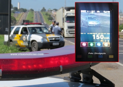 Motoristas são flagrados a 150 Km/h na rodovia do Contorno