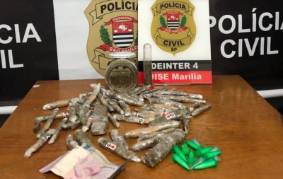 Operação da DISE apreende drogas e arma em Marília