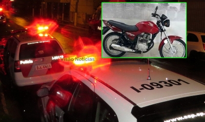 PM prende dupla por roubo de moto e também recupera bicicletas