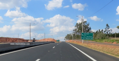 Novo trecho de duplicação da SP-333 em Marília é liberado