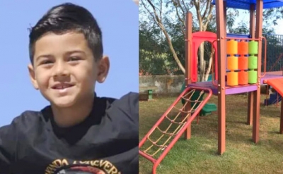 Menino de 7 anos morre ao cair de playground dentro de escola