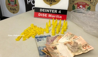 Rapaz é preso pela DISE vendendo drogas na zona norte