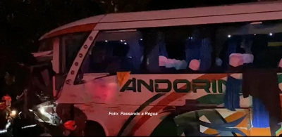 Caminhoneiro embriagado provoca acidente envolvendo caminhões e dois ônibus