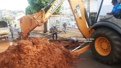 Novela: adutora do Peixe rompe, pela 6ª vez
