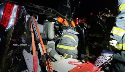 Engenheiro morre no HC após capotamento em vicinal na região