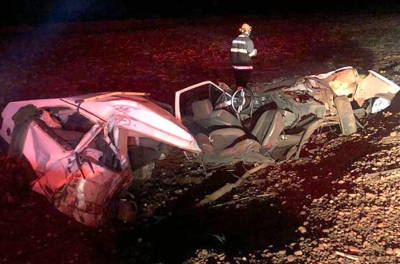 Passageiro de carro morre em acidente na região