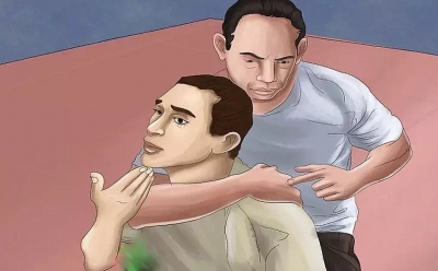 Briguento arranja confusão e agride comerciante com 