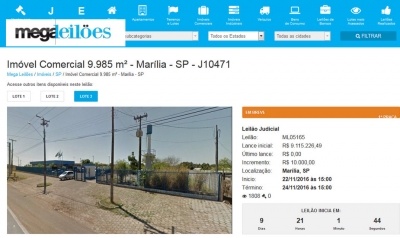 PF em Marília pode ser despejada. Prédio irá a leilão e pode ser comprado pela HAVAN 