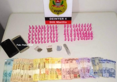 Rapaz é preso pela DIG com drogas na zona norte