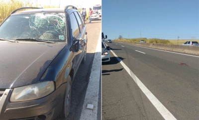 Homem é atropelado na rodovia SP-294