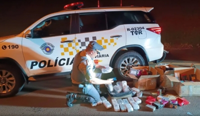 Polícia Rodoviária apreende 150 celulares e perfumes contrabandeados 