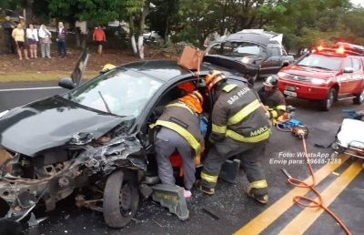 Mulheres ficam feridas em acidente na SP-294 em Marília