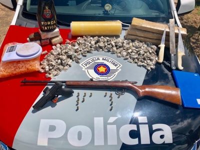 "Peixe grande": traficante é preso pela Polícia Militar após se esconder na região