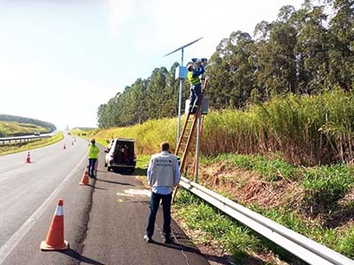 Ipem-SP verifica radar na Rodovia SP 294 em Garça   