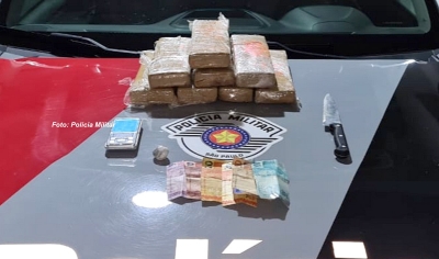 Homem que guardava drogas para traficante é preso pela PM