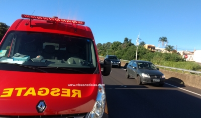 Bombeiros salvam mulher que tentava suicídio em pontilhão