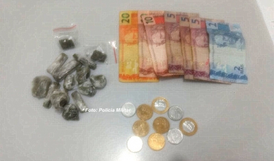 Adolescente de 15 anos é surpreendido vendendo maconha na zona norte