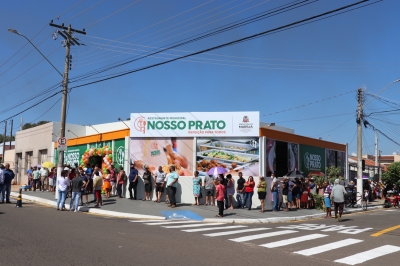 Restaurante Nosso Prato serve 2 mil refeições em cinco dias