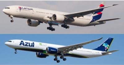 Latam e Azul iniciam operações de voos compartilhados