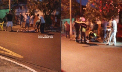 Homem é atropelado na zona Norte