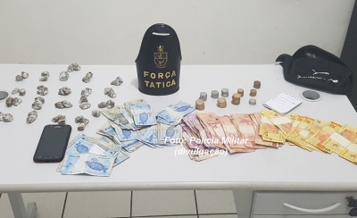 "Soldado do tráfico" é preso pela Força Tática