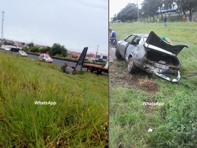 Chuva causa vários acidentes nas rodovias