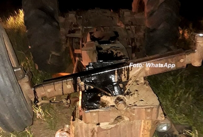 TRAGÉDIA: Tratorista morre após veículo tombar às margens da BR-153, em Marília