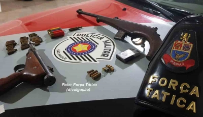 Enfermeiro é preso com armas e muita munição