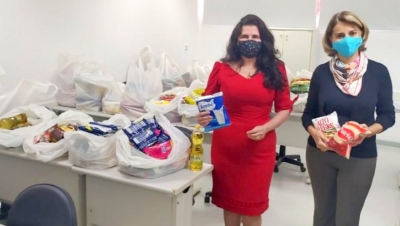 Fundo Social recebe alimentos do Drive-Thru Bem Legal do Senac e Sesc