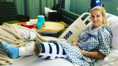 Mulher que amputou a perna após lutar no Afeganistão, vai escalar o Everest 