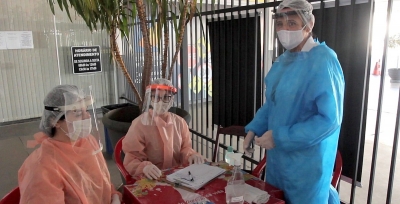 Acadêmicos  de cursos da Unimar realizam barreira sanitária na Rodoviária de Marília 