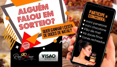 Raro Amor e Visão Notícias tornam o seu Natal "mais doce" 