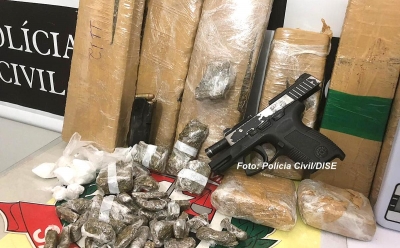 DISE apreende grande quantidade de drogas no Universitário