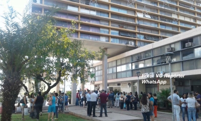 SUSTO: Alarme de incêndio dispara e prédio da Prefeitura é evacuado