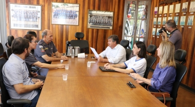 Prefeitura assina parceria com a PM para compartilhamento de informações