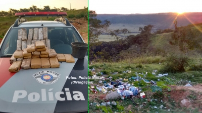 PM apreende 60 kg de maconha em Marília