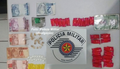 Homens são presos pela PM acusados de tráfico